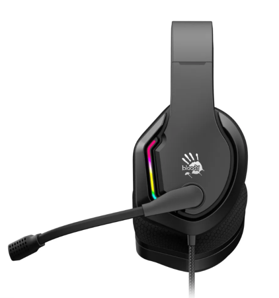 Игровые наушники с микрофоном A4 Bloody G260p USB черный фото