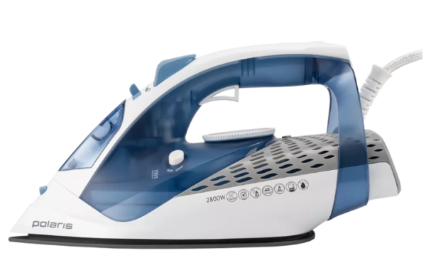 Утюг POLARIS PIR 2860AK, белый/синий фото