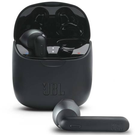 Беспроводные bluetooth наушники JBL T225 TWS черный фото
