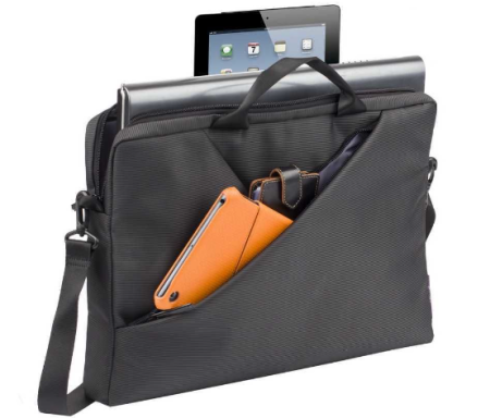 Сумка для ноутбука 15.6" Riva 8730 серый фото