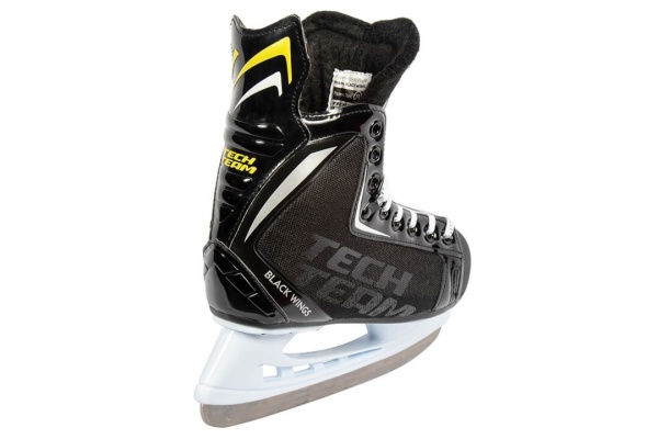 Хоккейные коньки TechTeam Black Wings, размер 40 фото