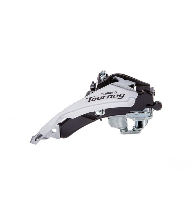 Переключатель скоростей передний Shimano, FD-TY500-TS6, TOURNEY,нижн. хомут, DUAL-PULL,FOR REAR 6/7- фото
