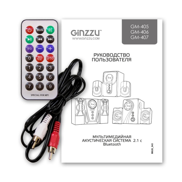 Колонки GINZZU GM-406 2.1  фото