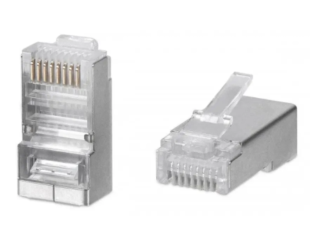 Разъем RJ-45 8P8C для сети 5 кат. WRline WR-8P8C-5E-SH (1шт) фото