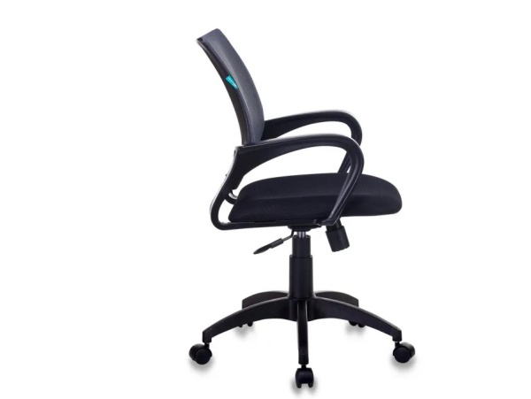 Кресло Бюрократ CH-695N темно-серый TW-04 сиденье черный TW-11 сетка/ткань крестов. пластик CH-695N/ фото