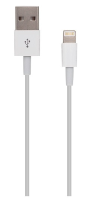Кабель USB - Lightning "Maverick" 1м Apple 8-pin белый фото