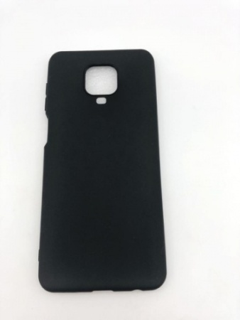 Чехол для Xiaomi Redmi Note 9S/ Note 9 Pro Silicone Cover Черный фото