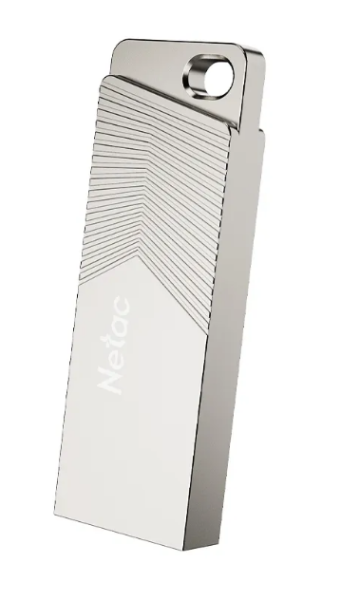 USB флеш-накопитель 16Gb Netac UM1 белый/серебро USB 3.2 (NT03UM1N-016G-32PN) фото