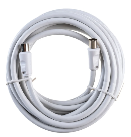 Кабель PERFEO (T5004) ТВ вилка - ТВ розетка 5 м фото