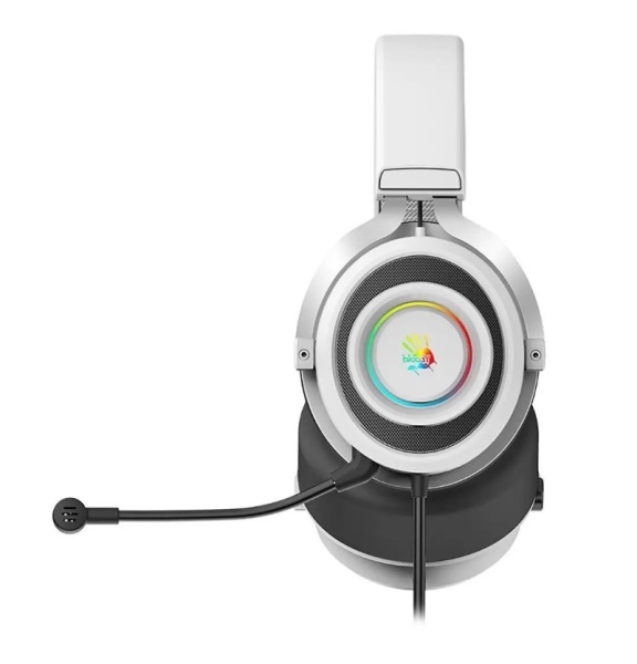 Наушники с микрофоном A4Tech Bloody G535 черный/белый 2м USB фото