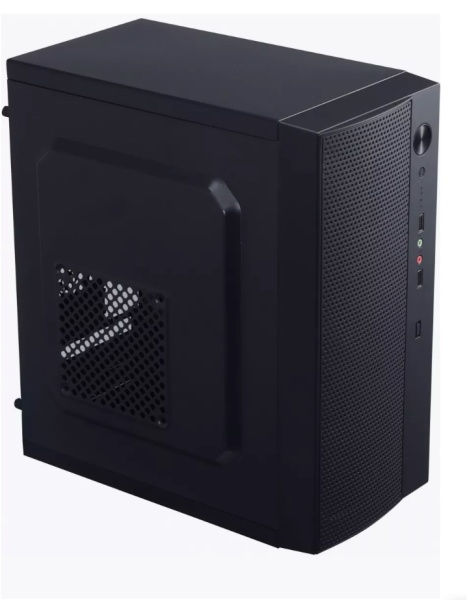 Корпус Accord ENTRY ACC-242B черный без БП mATX 1x80mm 2xUSB2.0 audio фото