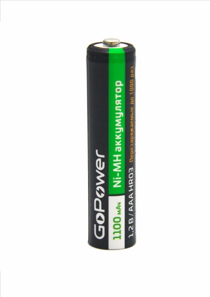 Аккумулятор GoPower AAA 1100mAh 2шт фото