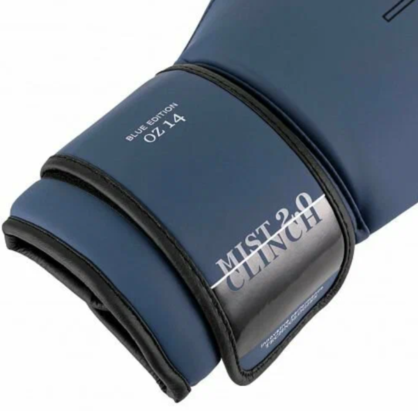 Перчатки боксерские Clinch Mist 2.0 синие (вес 12 унций) C183 фото