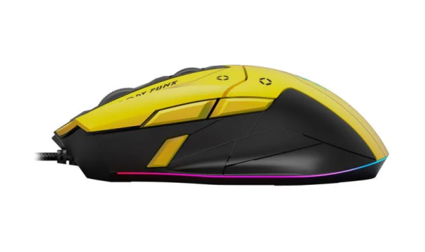 Мышь A4 Tech Bloody W70 Max Punk желтый/черный оптическая (10000dpi) USB (11but) фото