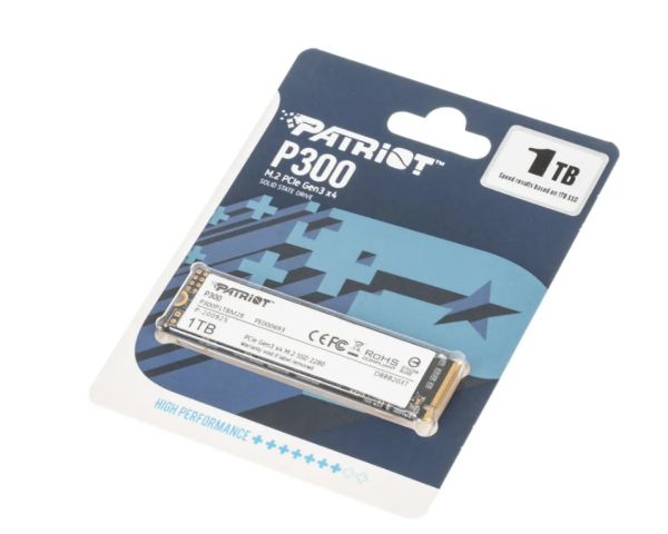 Накопитель SSD 1Tb M.2 2280 Patriot P300 2100/1650NVMe PCIEx4 (P300P1TBM28) фото