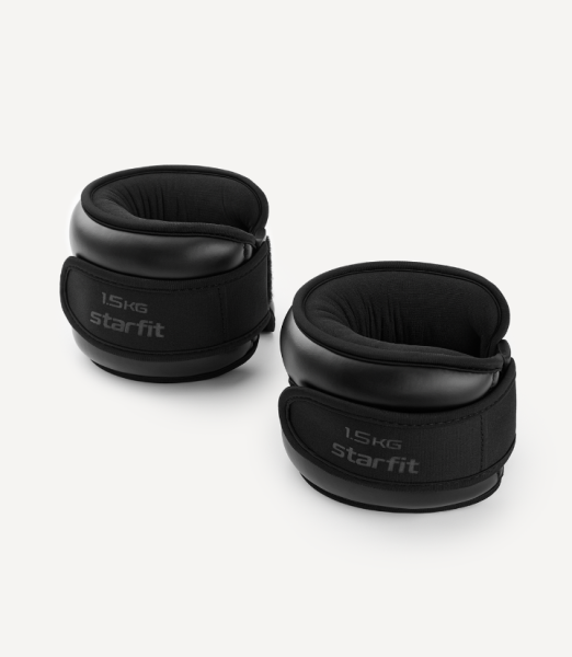 Утяжелители STARFIT WT-701 1,5 кг, черный купить ЦИТ Утяжелители STARFIT WT-701 1,5 кг, черный фото