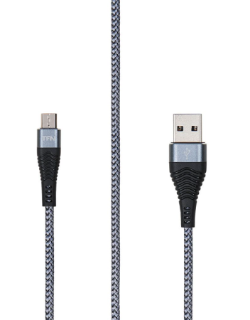 Кабель USB - Type-C TFN FORZA 1м графитовый TFN-CFZUSBCUSB1MG  фото