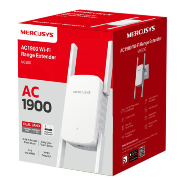 Усилитель Wi-Fi сигнала Mercusys ME50G фото