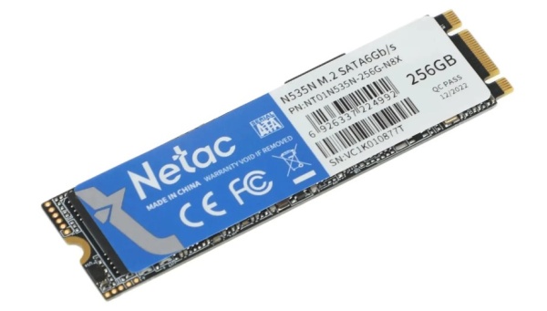Накопитель SSD 256Gb M.2 2280 Netac N535N 540/490 (NT01N535N-256G-N8X) фото