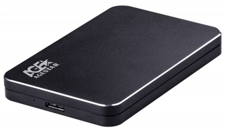 Внешний корпус AgeStar 3UB2A18 SATA алюминий черный 2.5" фото