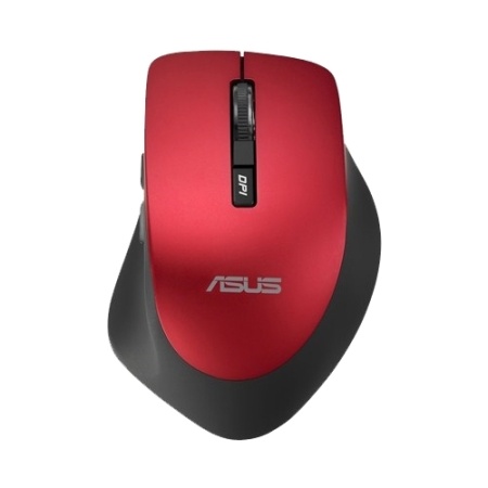 Мышь Asus WT425 красный оптическая (1600dpi) беспроводная USB2.0 для ноутбука (5but) фото