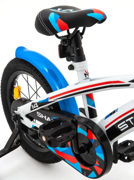 (м) Велосипед детский STELS 14" Shadow VC белый/синий фото