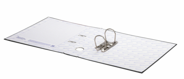 Папка-регистратор BRAUBERG с покрытием из ПВХ, 50 мм, черная (удвоенный срок службы), 220886 фото