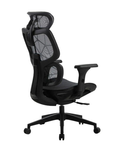 Кресло Cactus CS-MC555-BK черный сетка с подголов. крестов. пластик пластик черный  фото