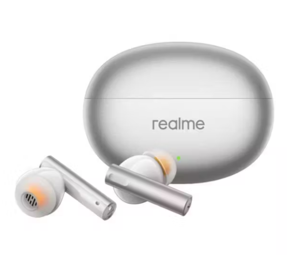 Беспроводные bluetooth наушники Realme Buds Air 6 серебристый (631209000121) фото