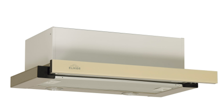Встраиваемая вытяжка ELIKOR Интегра GLASS 60Н-400-В2Д нерж/стекло бежевое фото