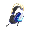 Игровые наушники с микрофоном Dareu EH732 Mecha Blue фото