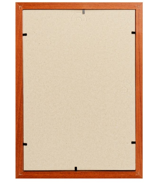 Рамка деревянная (МДФ) 21*30см, OfficeSpace, №1, акриловое небьющееся стекло, красное дерево фото