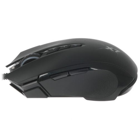 Мышь A4 Tech X89 черный оптическая (2400dpi) USB (8but) фото