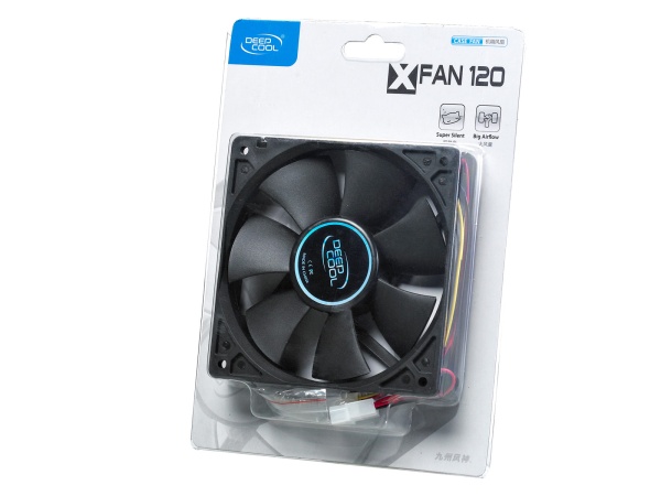 Вентилятор для корпуса Deepcool XFAN 120 120x120x25 3pin 26dB 1300rpm 180g фото