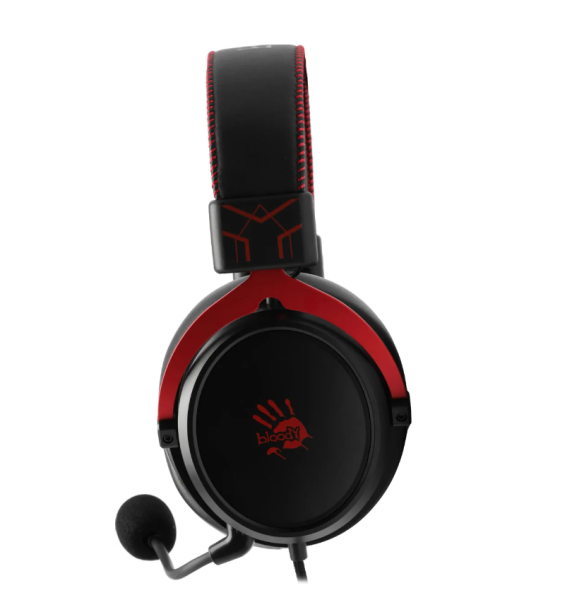 Наушники с микрофоном A4Tech Bloody M590i USB красный/черный купить ЦИТ Наушники с микрофоном A4Tech Bloody M590i USB красный/черный фото