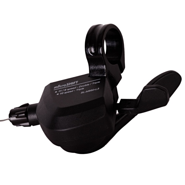 Шифтеры Microshift SL-M850/M859, пара, 2/3х9 ск., трос 1800 мм, черный Х112477 фото