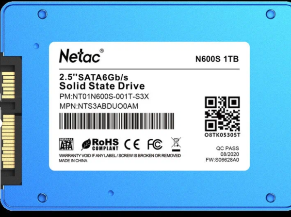 Накопитель SSD 1Tb Netac N600S 560/520 (NT01N600S-001T-S3X) фото