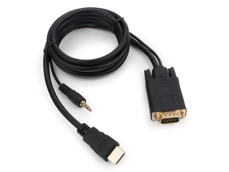 Кабель HDMI - VGA + 3.5Jack 1.8м Cablexpert A-HDMI-VGA-03-6 фото