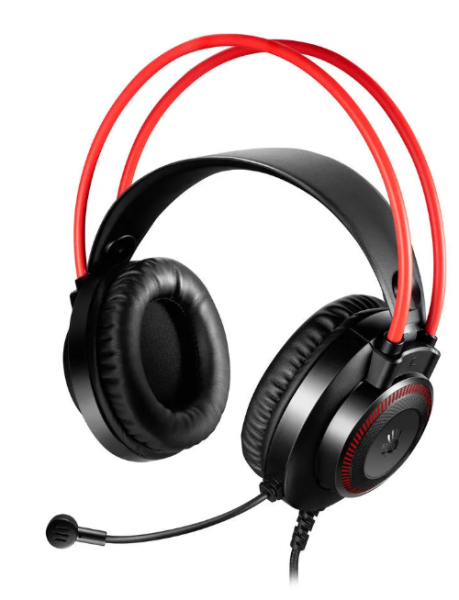 Игровые наушники с микрофоном A4 Bloody G200 черный/красный фото