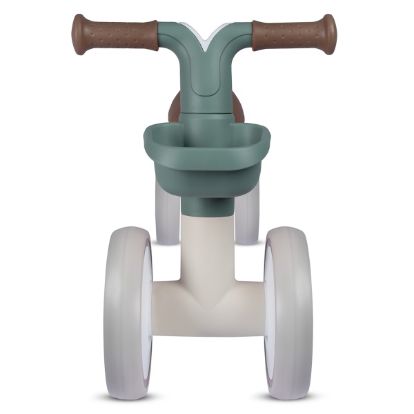 Беговел 4х кол City-Ride CR-BB-01GN. Алюминиевая рама, мягк. регул. сиденье, колеса 7" EVA, корзинка фото