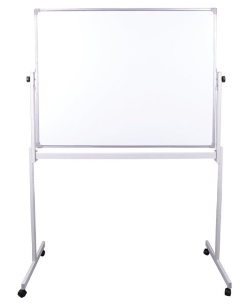 Доска магнитно-маркерная НА СТЕНДЕ 90х120 см, 2-сторонняя, STAFF ECO, 238143 фото