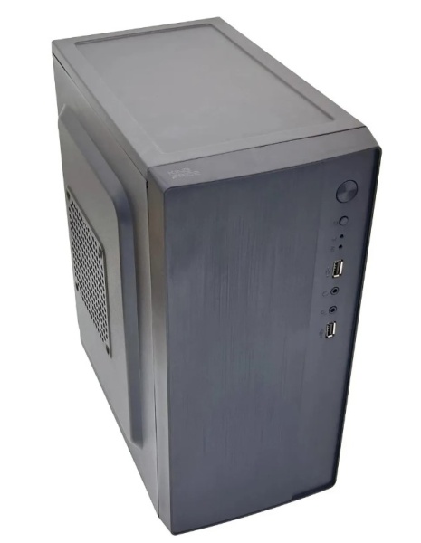 Корпус KingPrice KPCC-MN205 черный без БП mATX 1x80mm 1x120mm 2xUSB2.0 audio фото