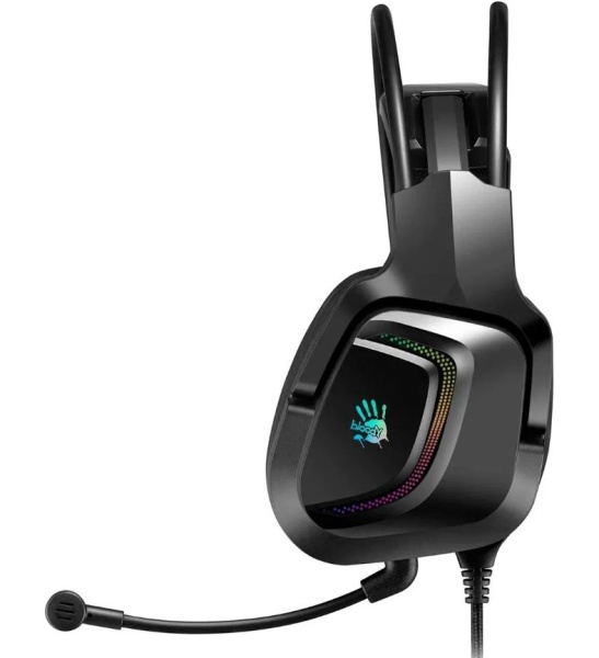 Игровые наушники с микрофоном A4 Bloody G575P черный фото