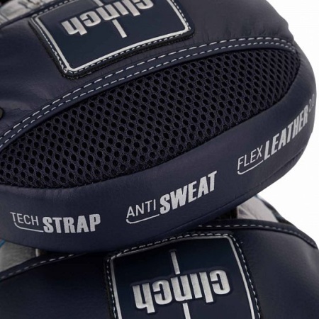 Лапы Clinch Shock Absorb Mitt темносине-серебристые фото