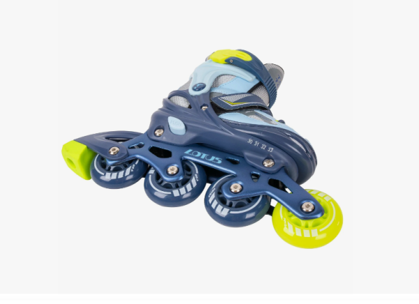 Роликовый коньки Tech Team Lotus Blue р.34-37 (M) Blue  фото