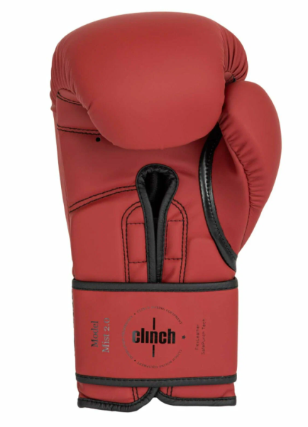 Перчатки боксерские Clinch Mist 2.0 темно-красные (вес 10 унций) C183  фото