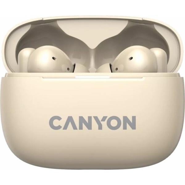 Беспроводные bluetooth наушники Canyon OnGo TWS-10 ANC Бежевый (CNSTWS10BG) купить ЦИТ Беспроводные bluetooth наушники Canyon OnGo TWS-10 ANC Бежевый (CNSTWS10BG) фото