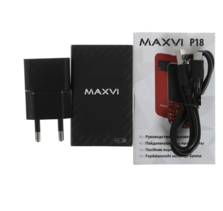 Мобильный телефон MAXVI P18i Black (Черный) фото