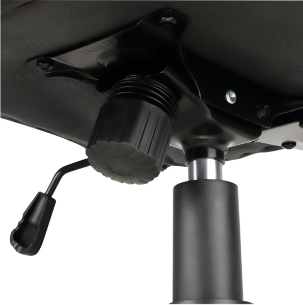 Кресло Helmi HL-M08 "Squared", экокожа черная, механизм качания, без подлокотников фото