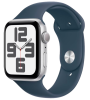 Умные часы Apple Watch SE 2023 44mm корп.сереб. Sport Band рем.синий M/L  MRE MREE3LL/A  фото